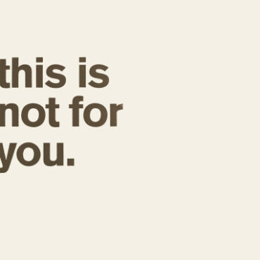 Matthew Bourne – This Is Not For You