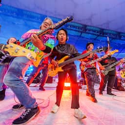 Frankfurt breekt wereldrecord met live rockband van ruim 1200 muzikanten